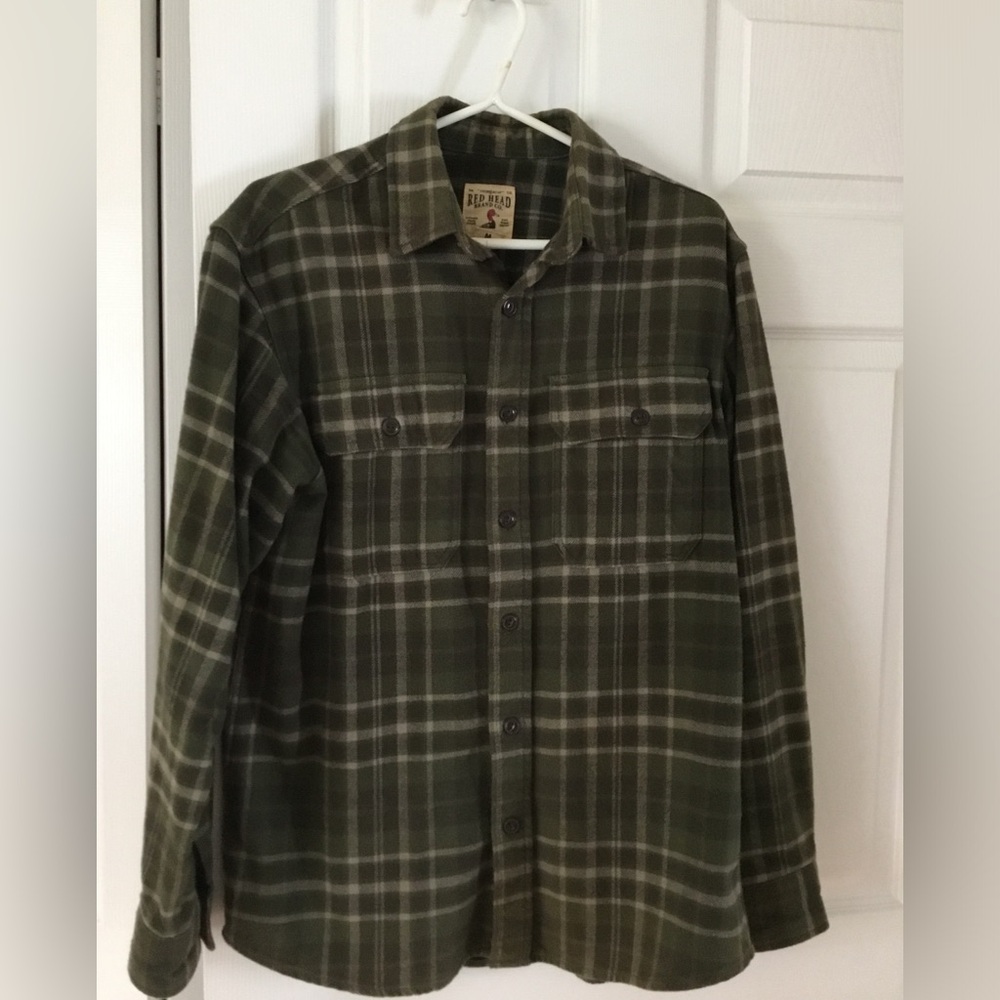 Red Head heavy cotton flannel shirt